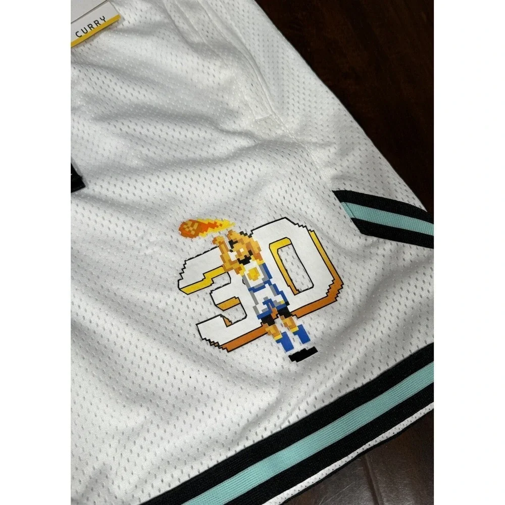 UNDER ARMOUR x Steph Curry NBA Jam Basketball Shorts White Mens Sz 2XL *NEW* $90